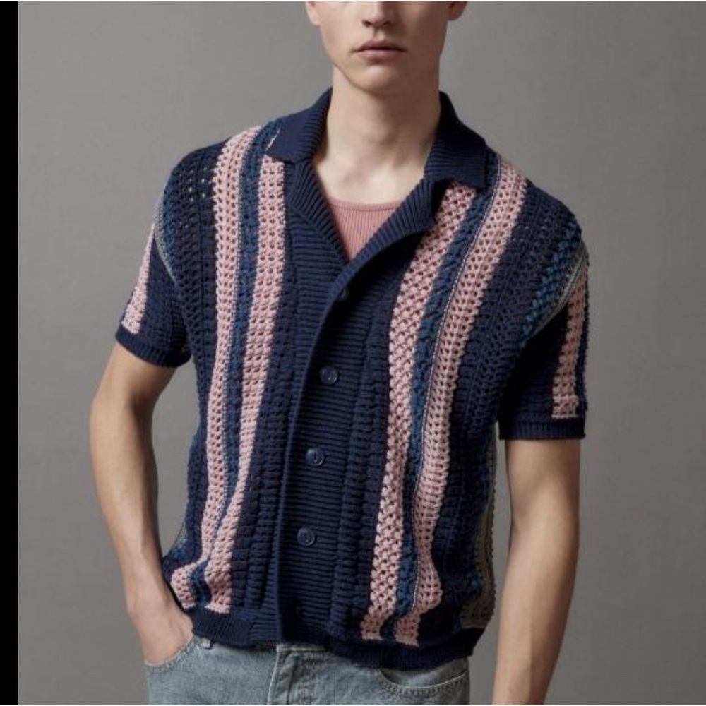 Knit Sweater Polo